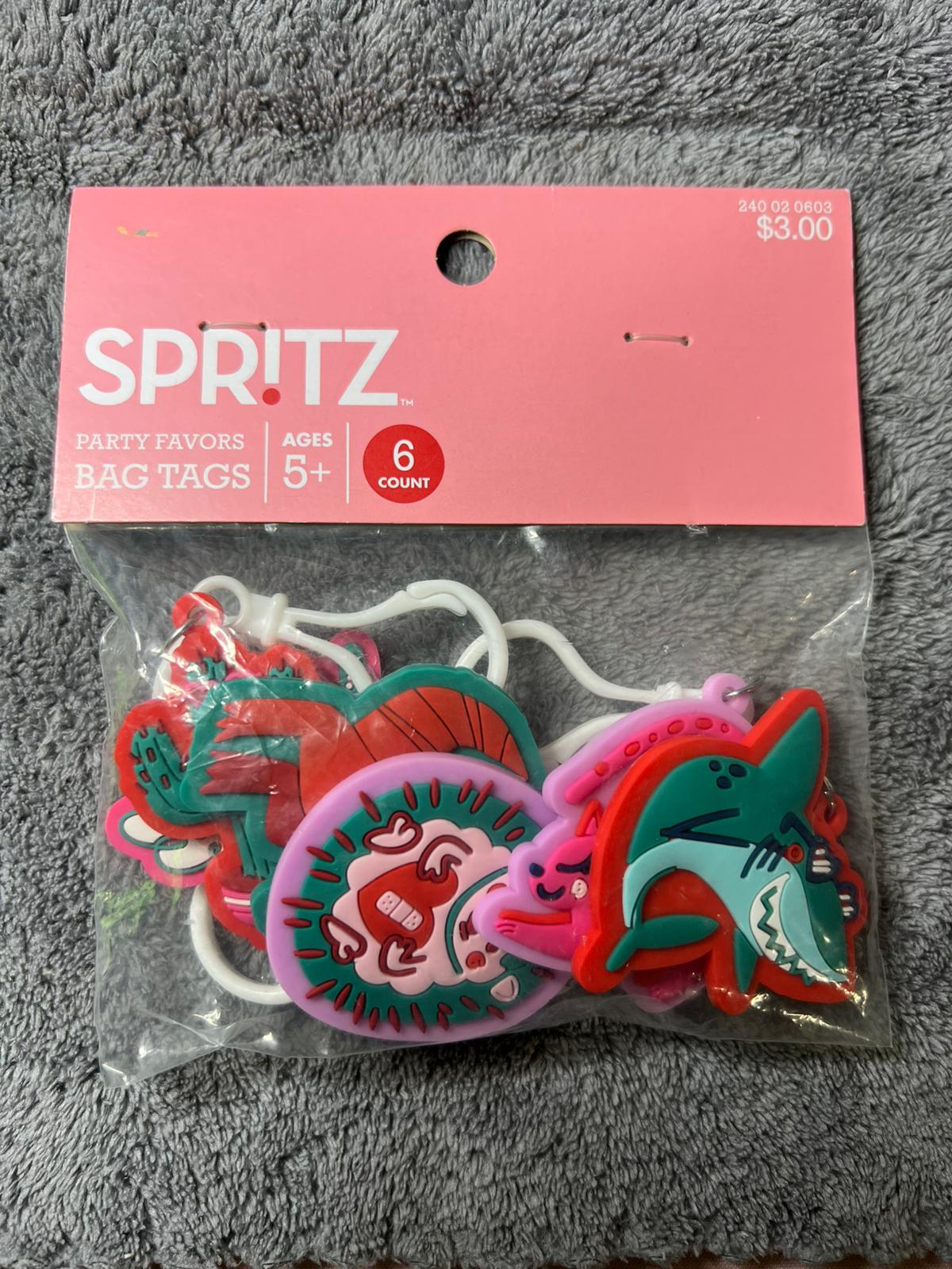 Spritz Party Favors Bag Tags 6 count - Bellso